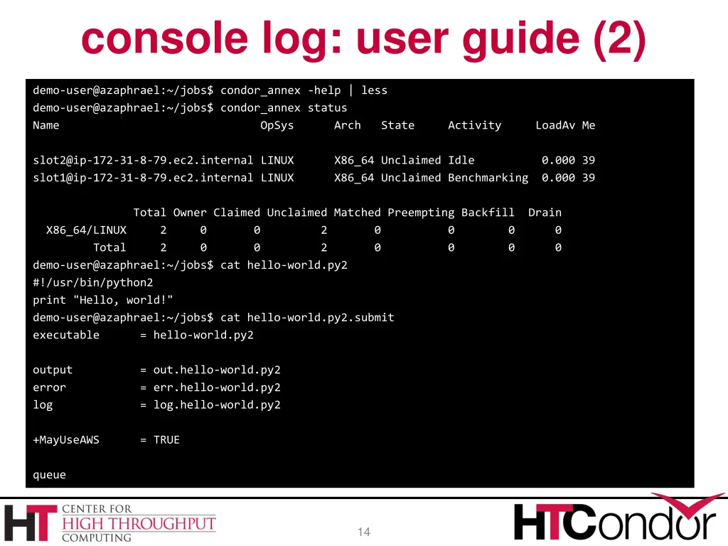 console log user guide 2