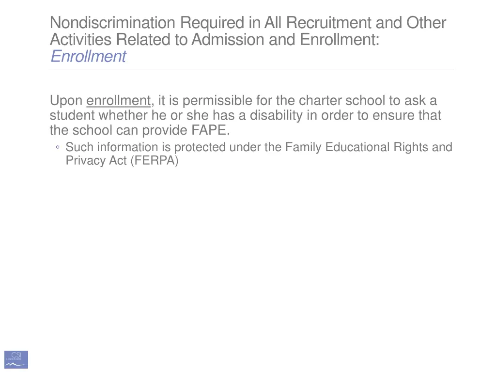 nondiscrimination required in all recruitment 4