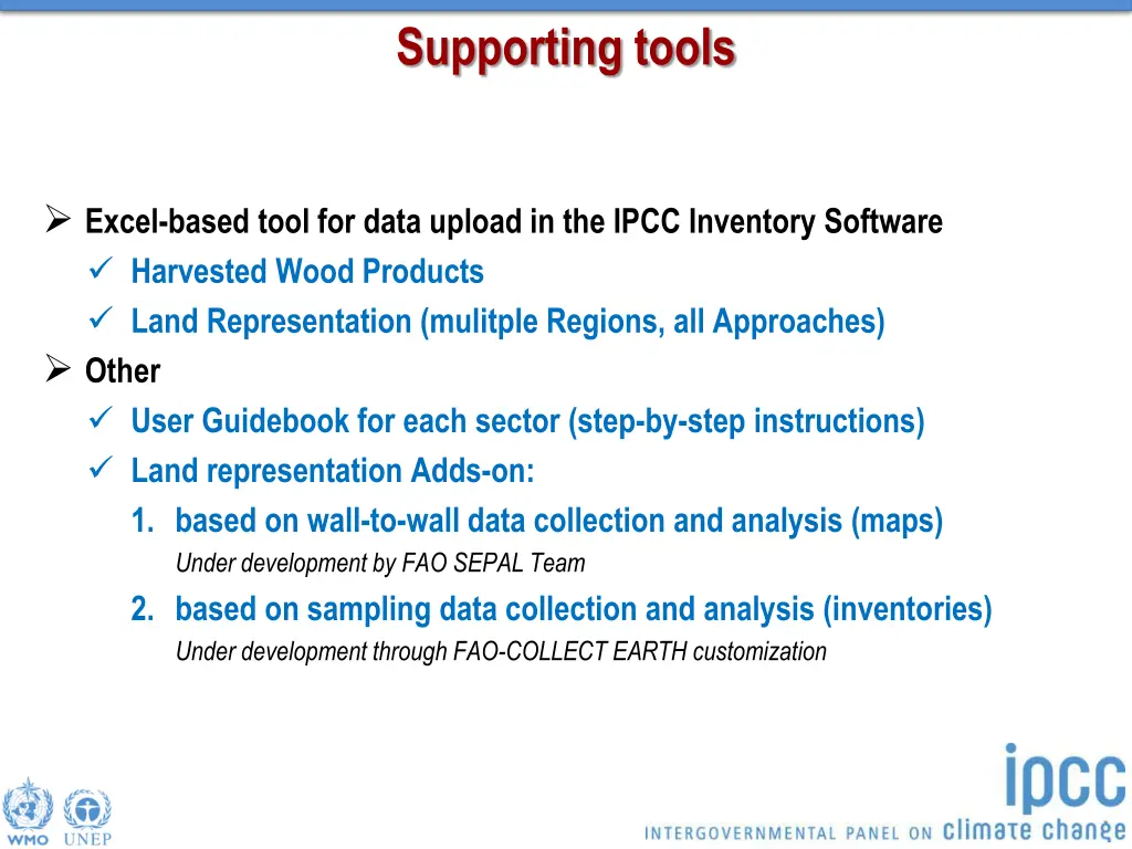 supporting tools