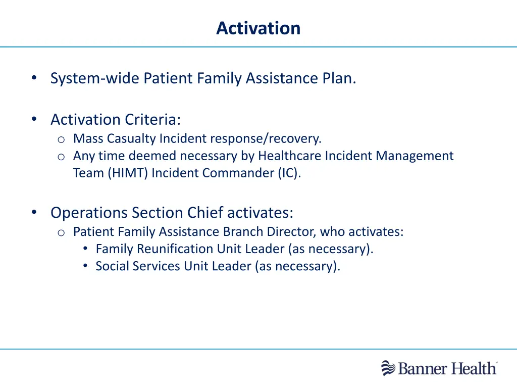 activation