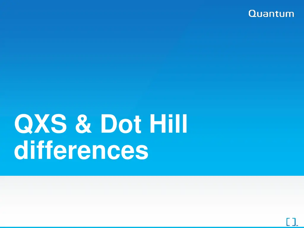 qxs dot hill differences