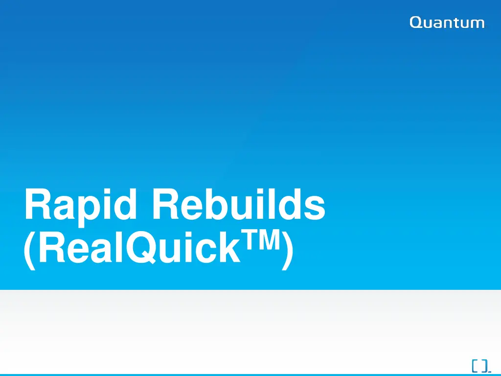 rapid rebuilds realquick tm