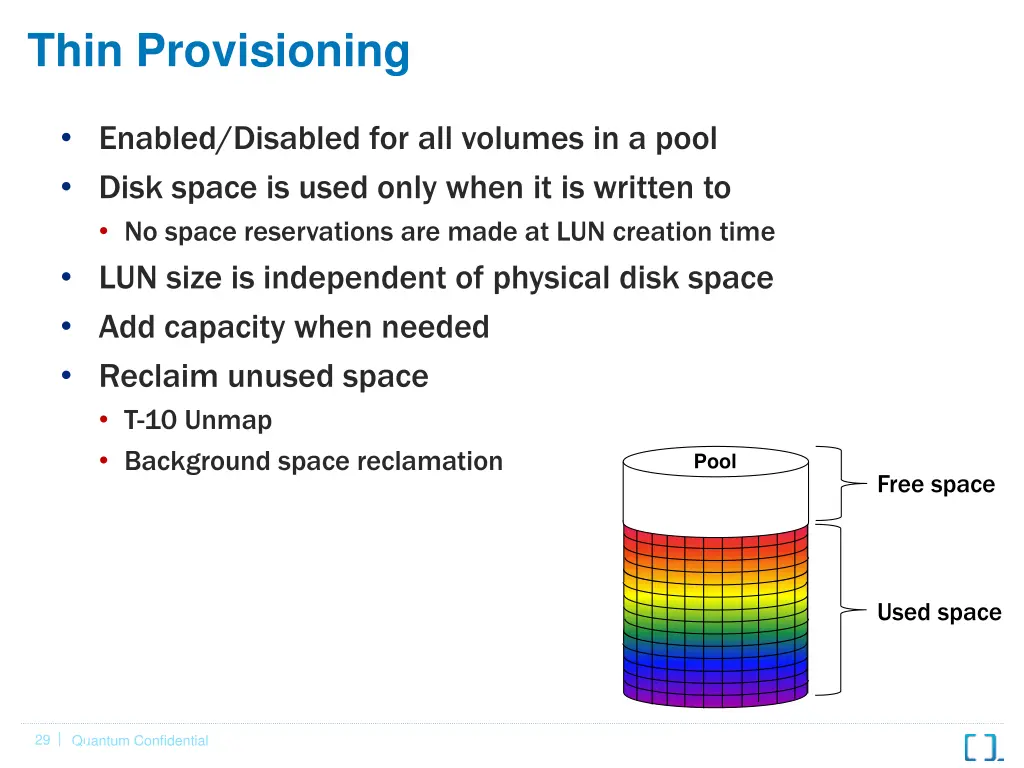 thin provisioning