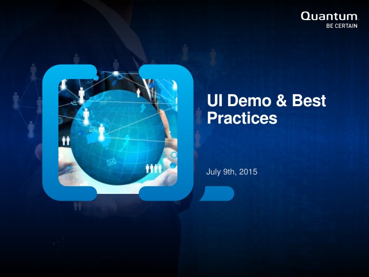 ui demo best practices