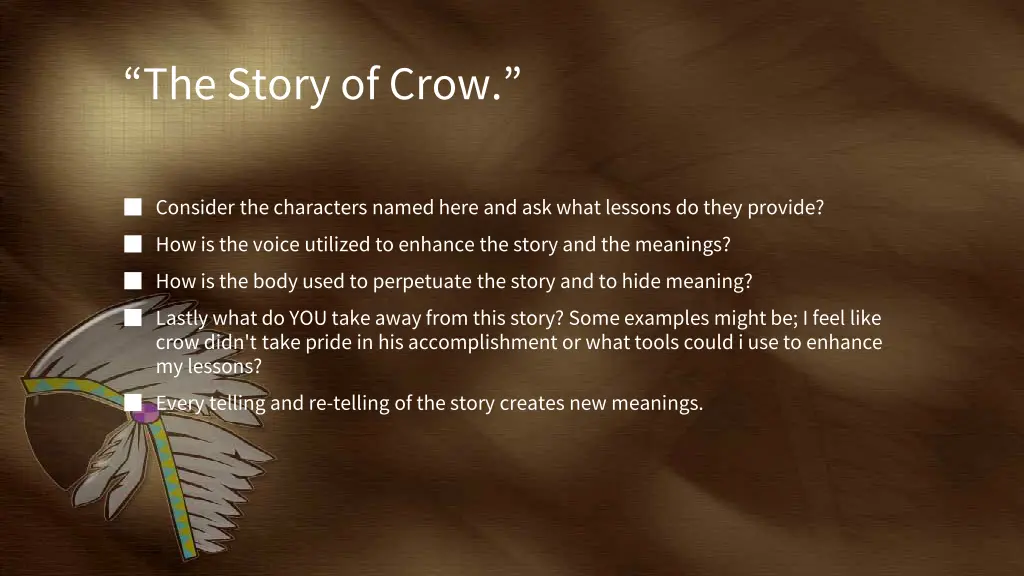 the story of crow