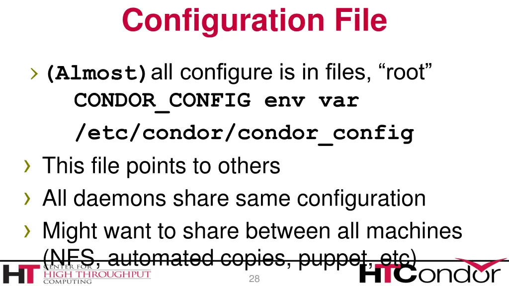 configuration file