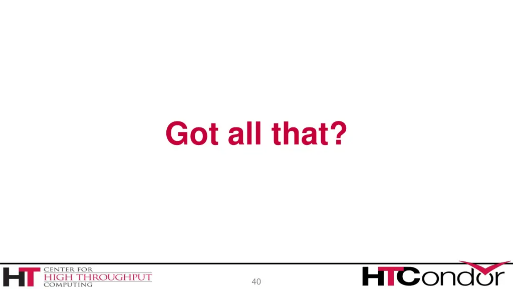 got all that