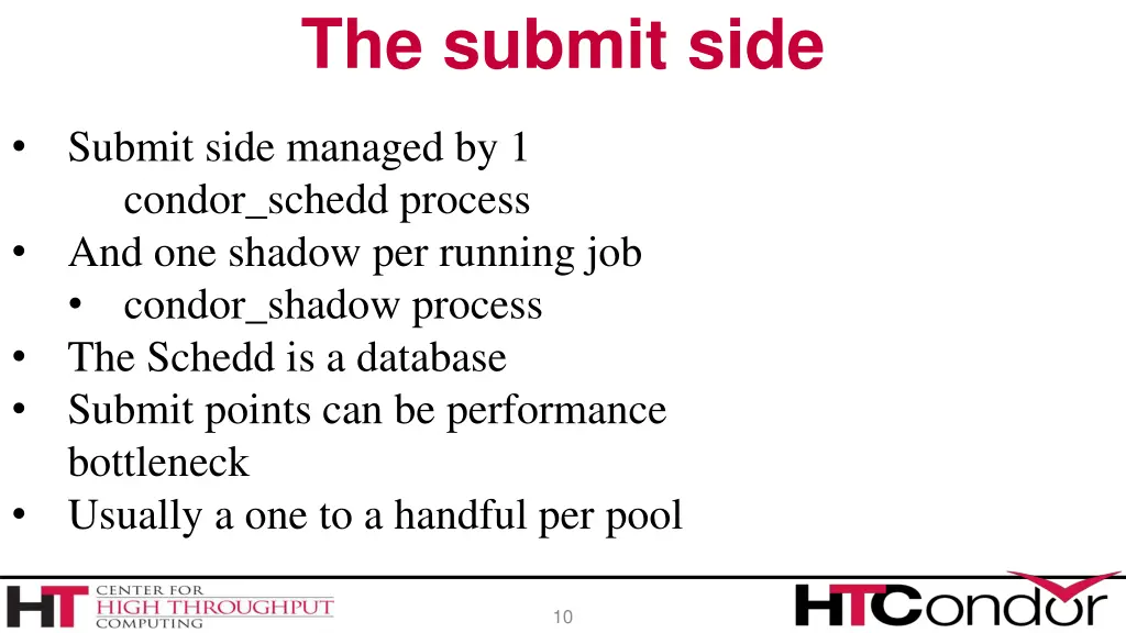 the submit side