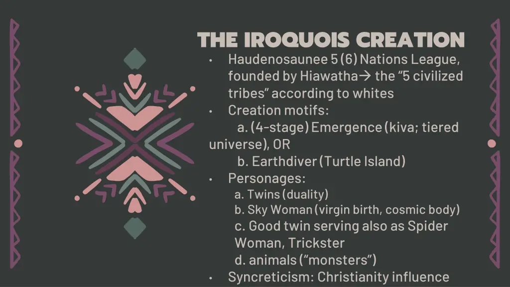 the iroquois creation haudenosaunee 5 6 nations