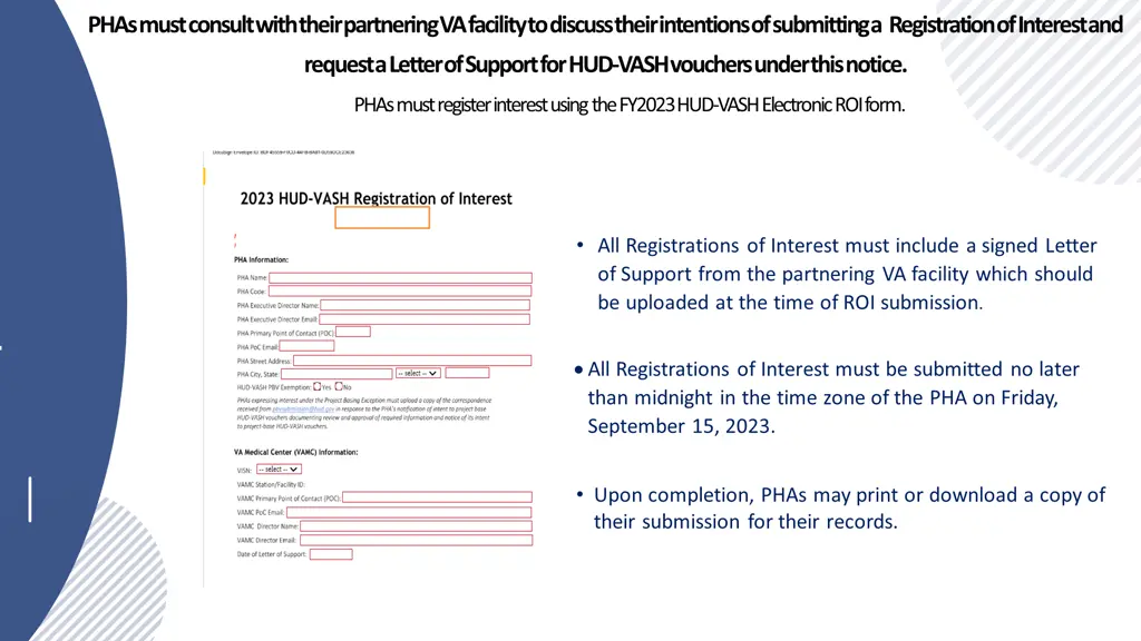 phas must consult with their partnering