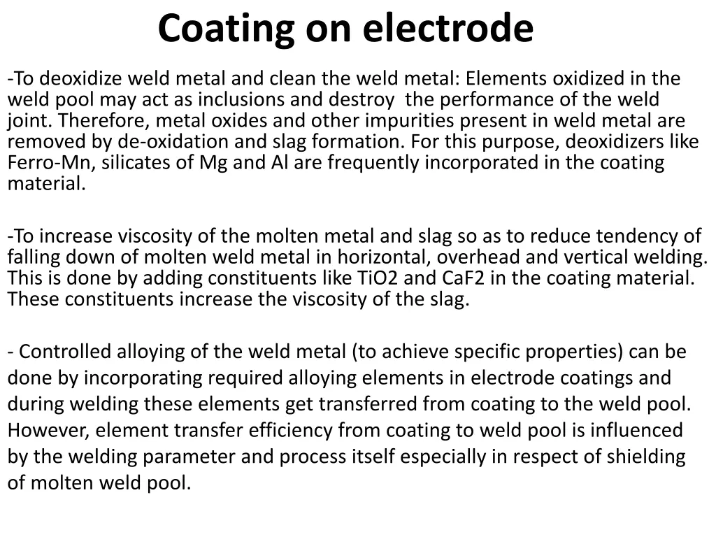 coating on electrode 2