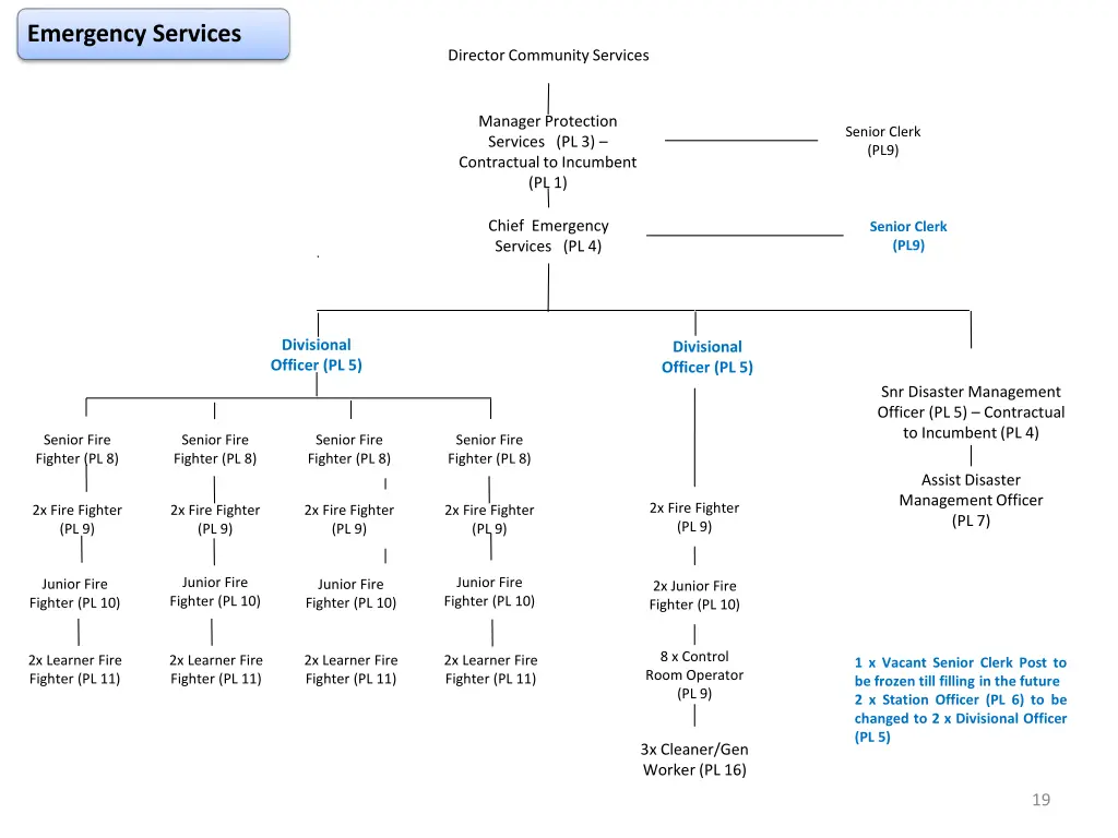 emergency services