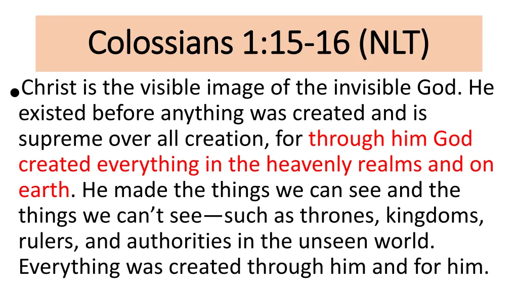 colossians colossians 1 15 christ is the visible