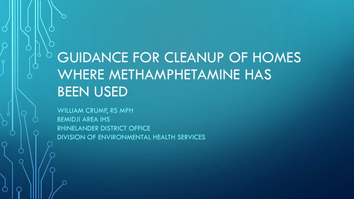 guidance for cleanup of homes where