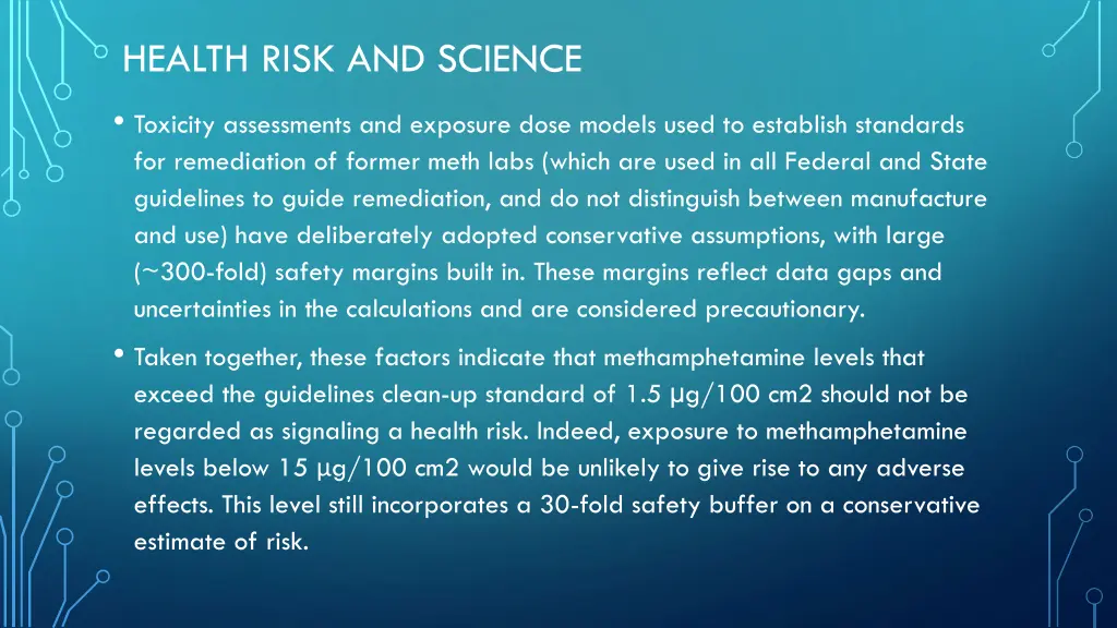 health risk and science