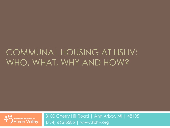 communal housing at hshv who what why and how
