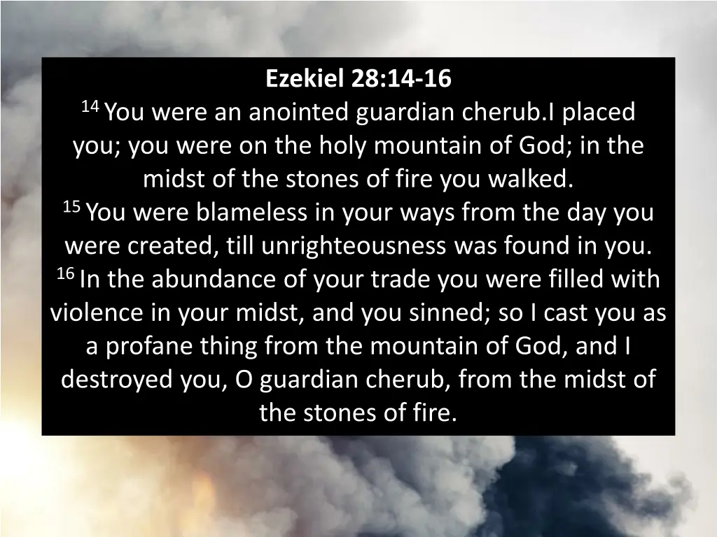ezekiel 28 14 16
