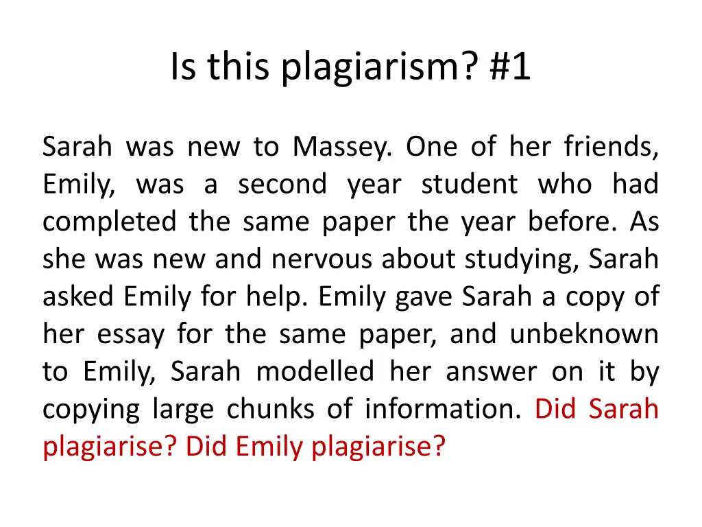 is this plagiarism 1