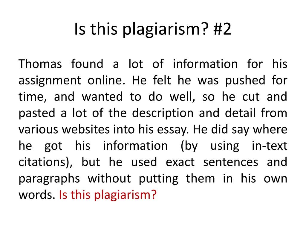 is this plagiarism 2