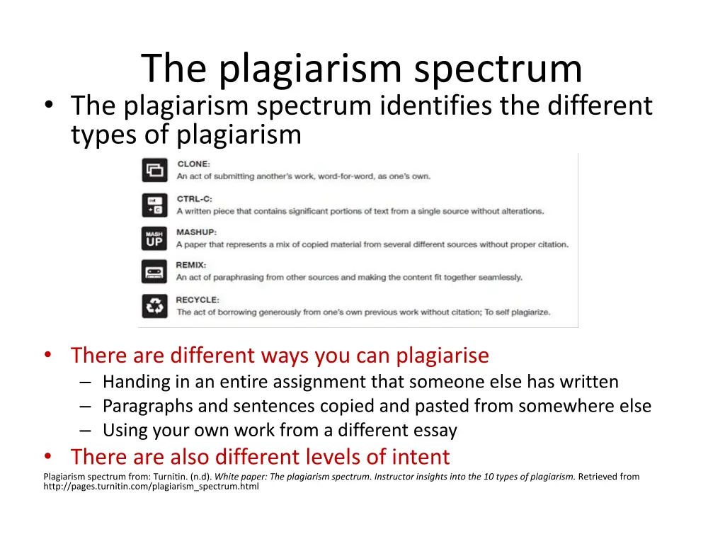 the plagiarism spectrum the plagiarism spectrum