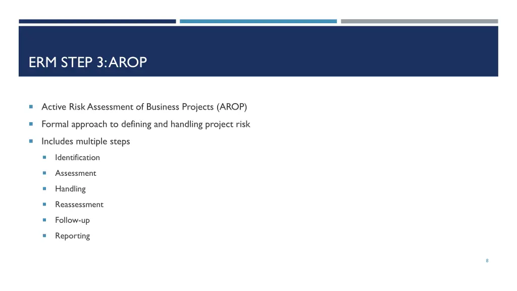 erm step 3 arop