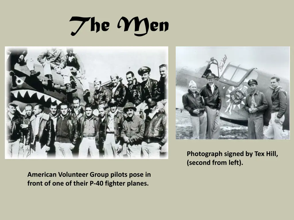 the men