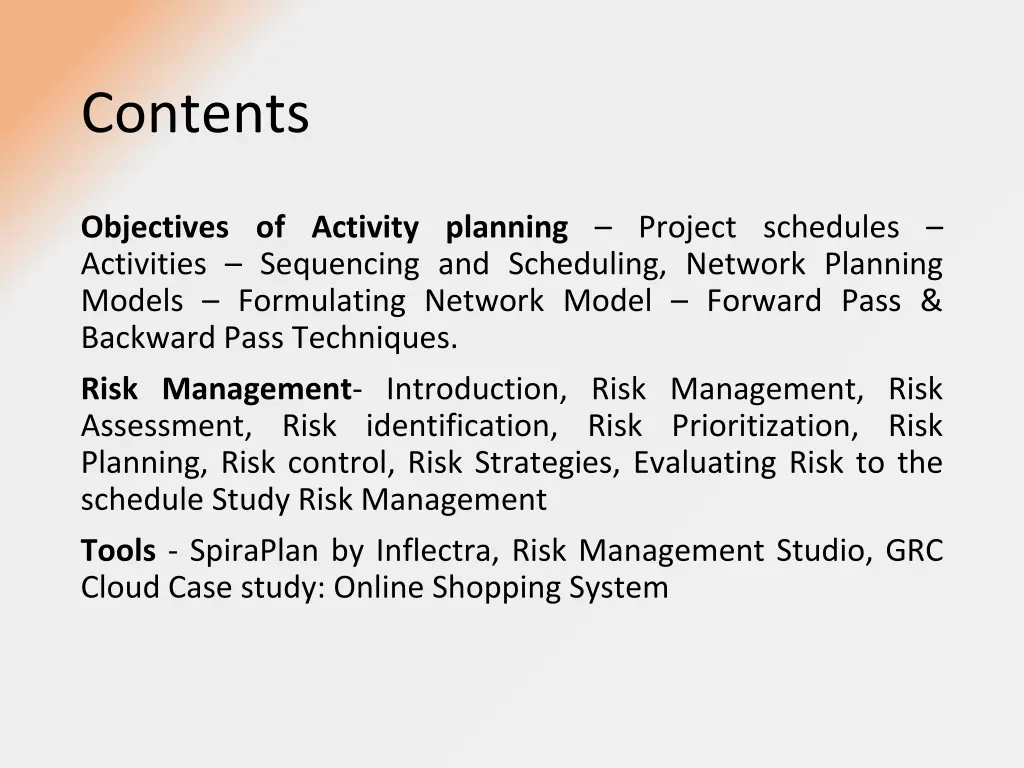contents