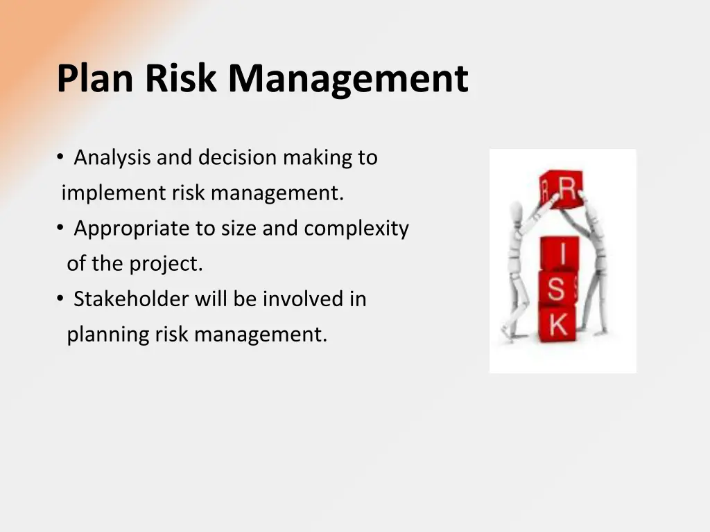 plan risk management
