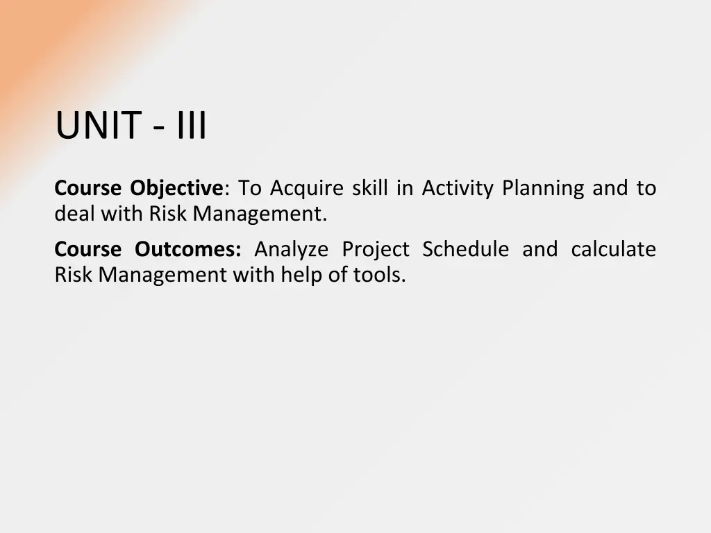 unit iii 1