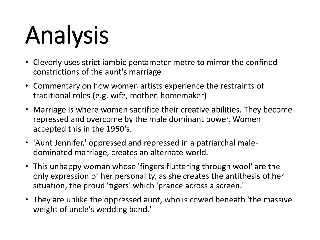 analysis analysis