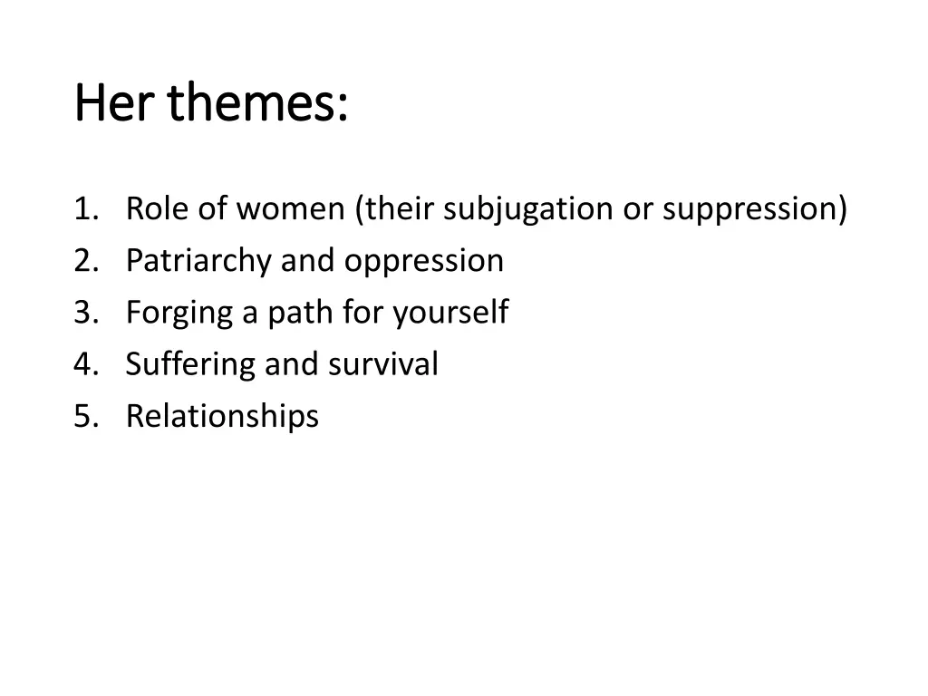 her themes her themes