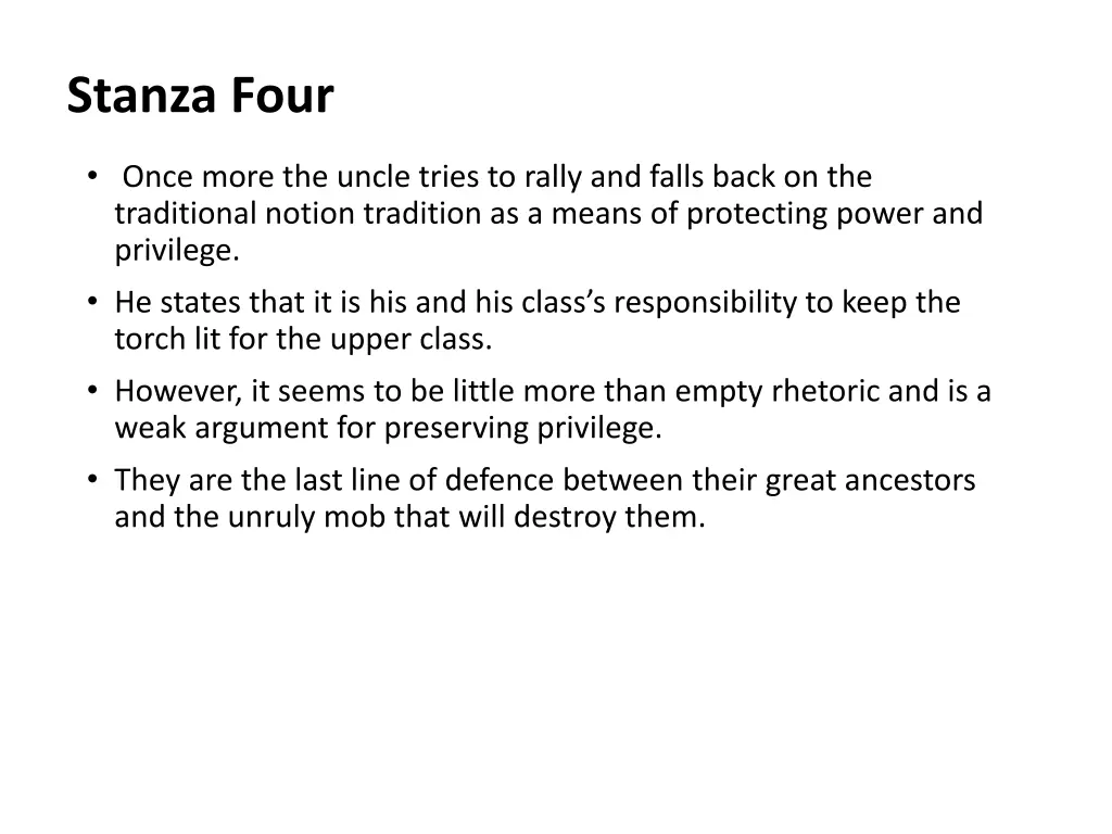 stanza four