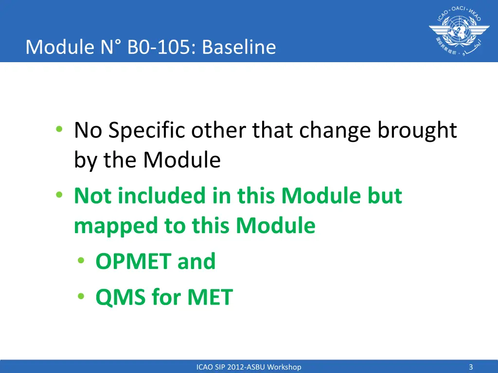 module n b0 105 baseline