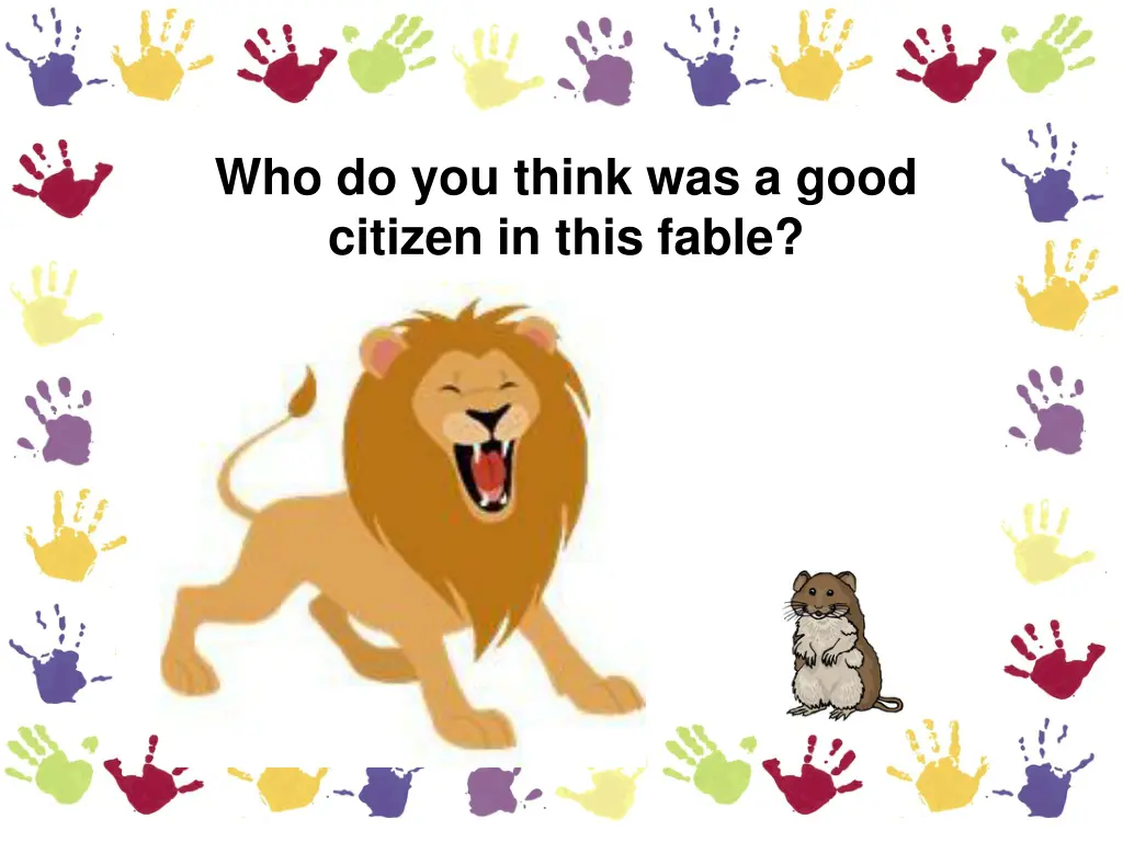 who do you think was a good citizen in this fable