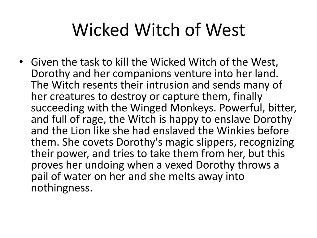 wicked witch of west 1