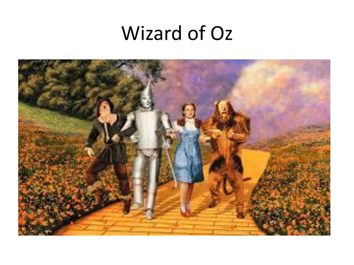wizard of oz