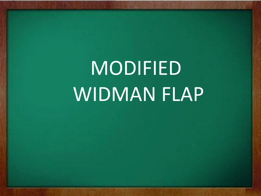 modified widman flap