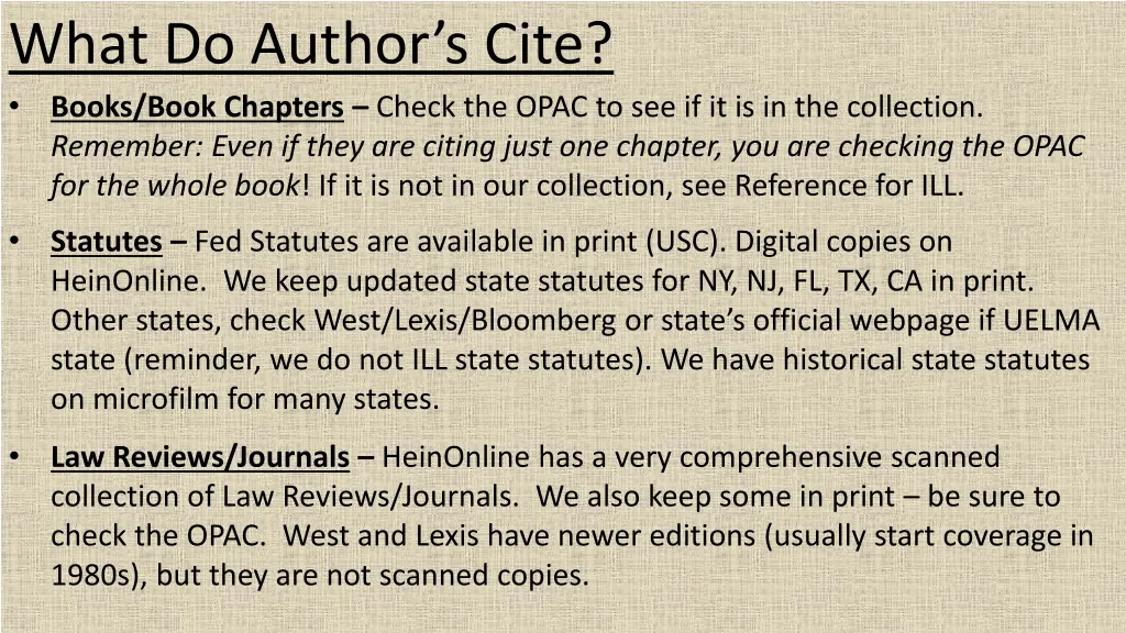 what do author s cite books book chapters check