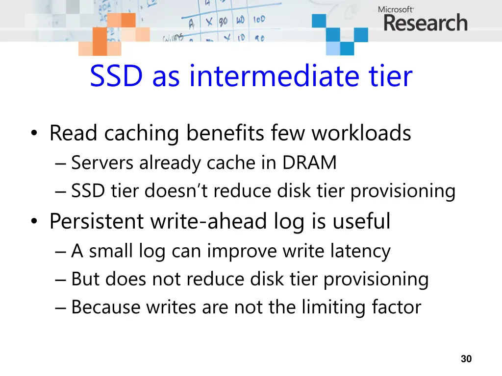 ssd as intermediate tier 1