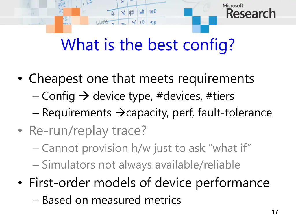 what is the best config