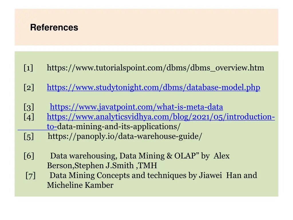 references