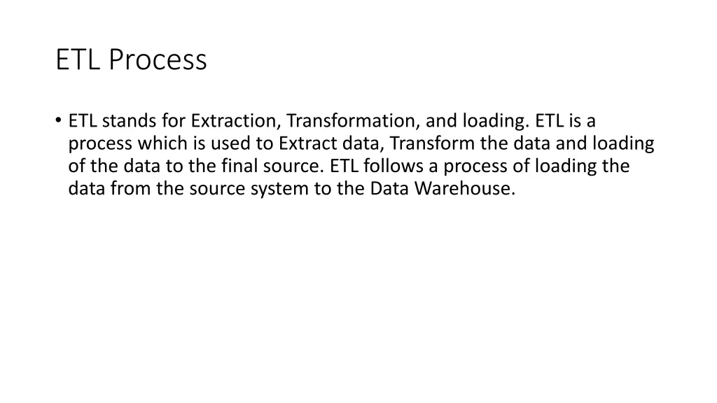 etl process