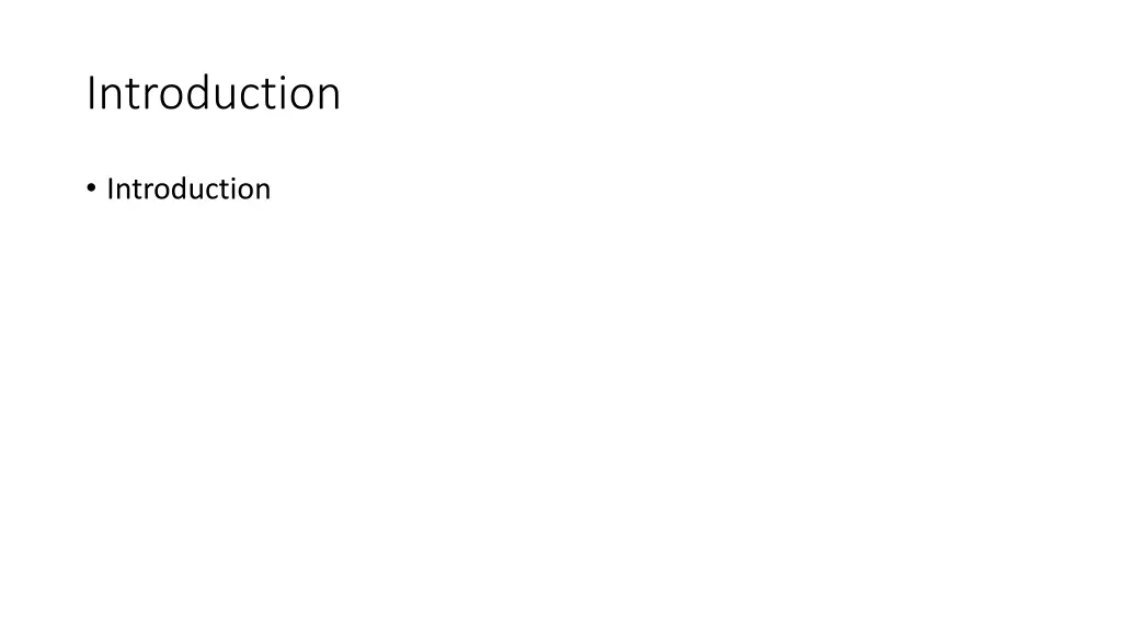 introduction
