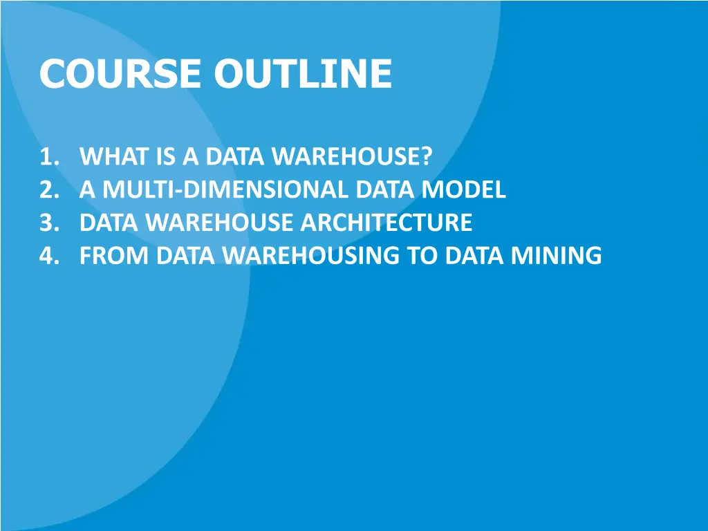 course outline