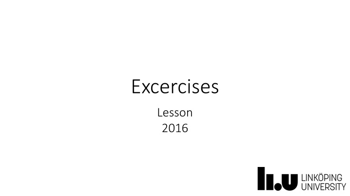 excercises
