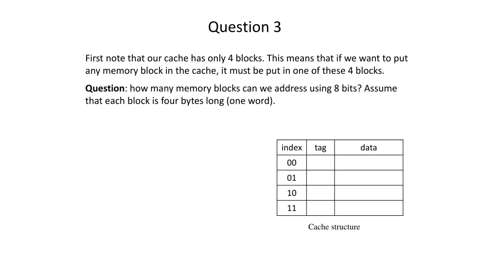 question 3 4