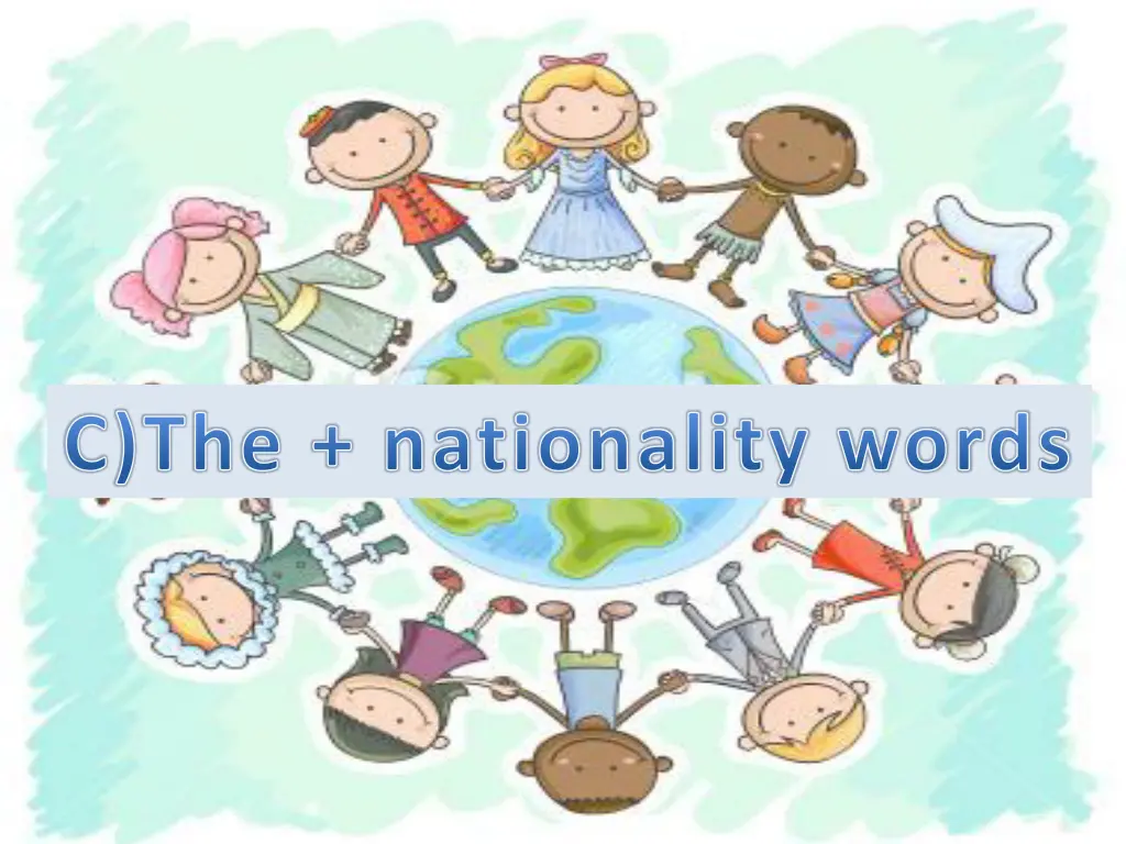 c the nationality words