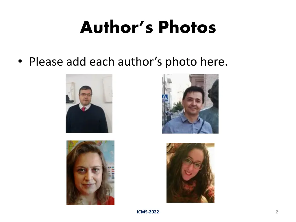 author s photos