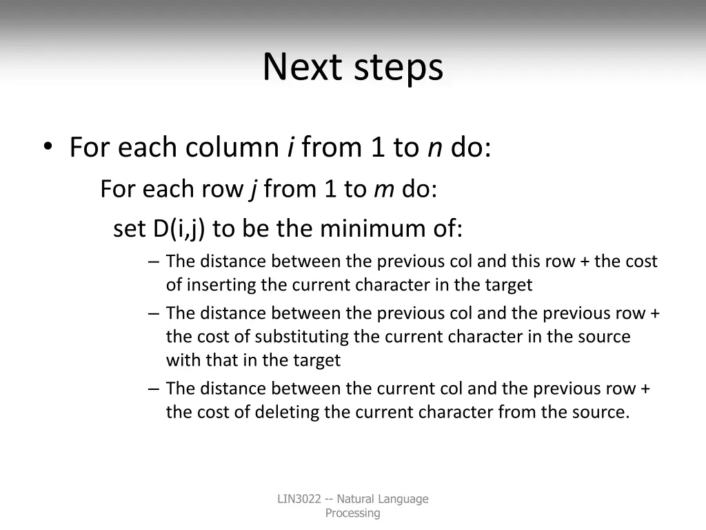 next steps 1
