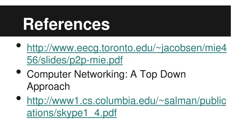 references http www eecg toronto edu jacobsen